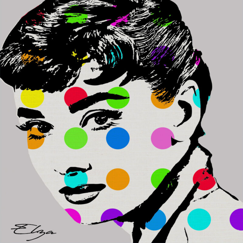 audrey portrait painting