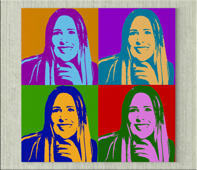 pop art portrait commision