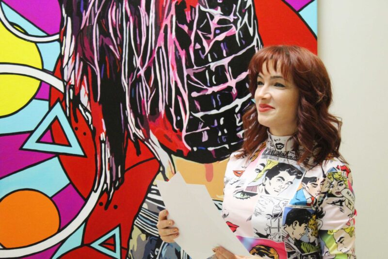 elena zaharia popart 