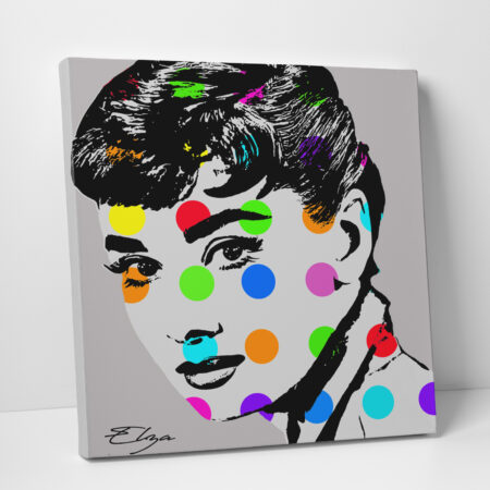 audrey popart portrait