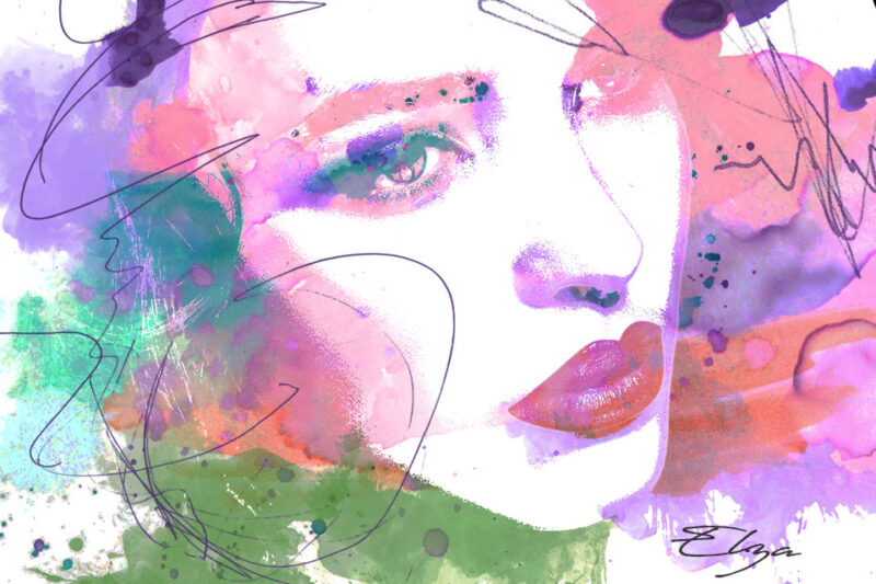 digital watercolor