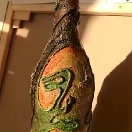 art decoration brandy bottle