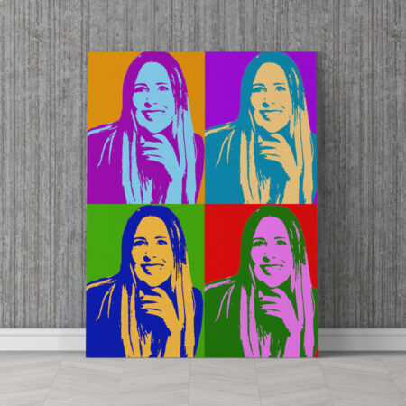 warhol inspired portrait commission