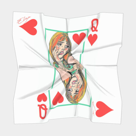 elza popart silk scarf