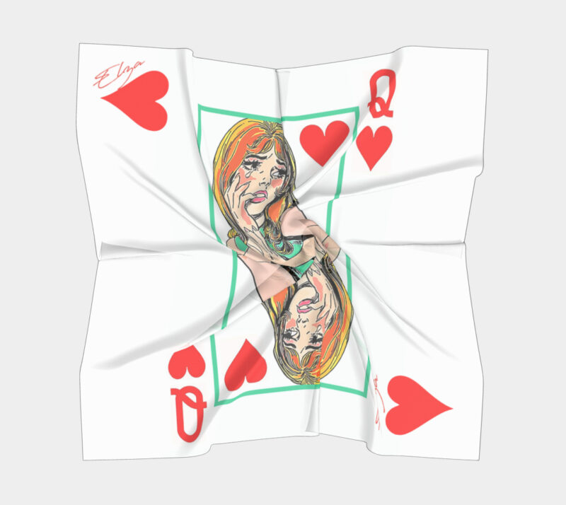 elza popart silk scarf