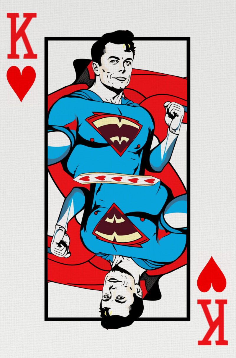 Elon Musk portrait popart