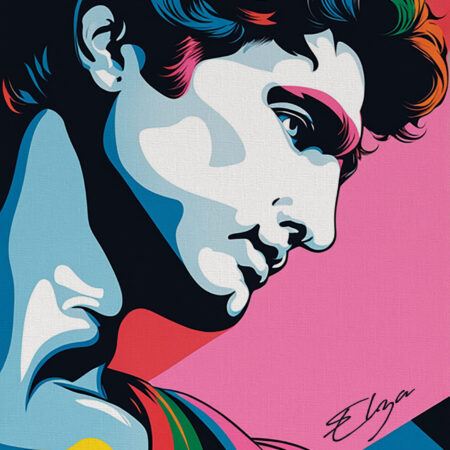 david michelangelo pop art by Elena Zaharia Art